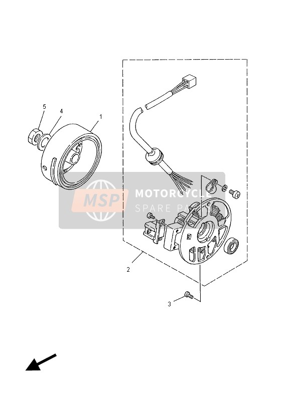 Yamaha YN50 NEOS 2012 Generator for a 2012 Yamaha YN50 NEOS